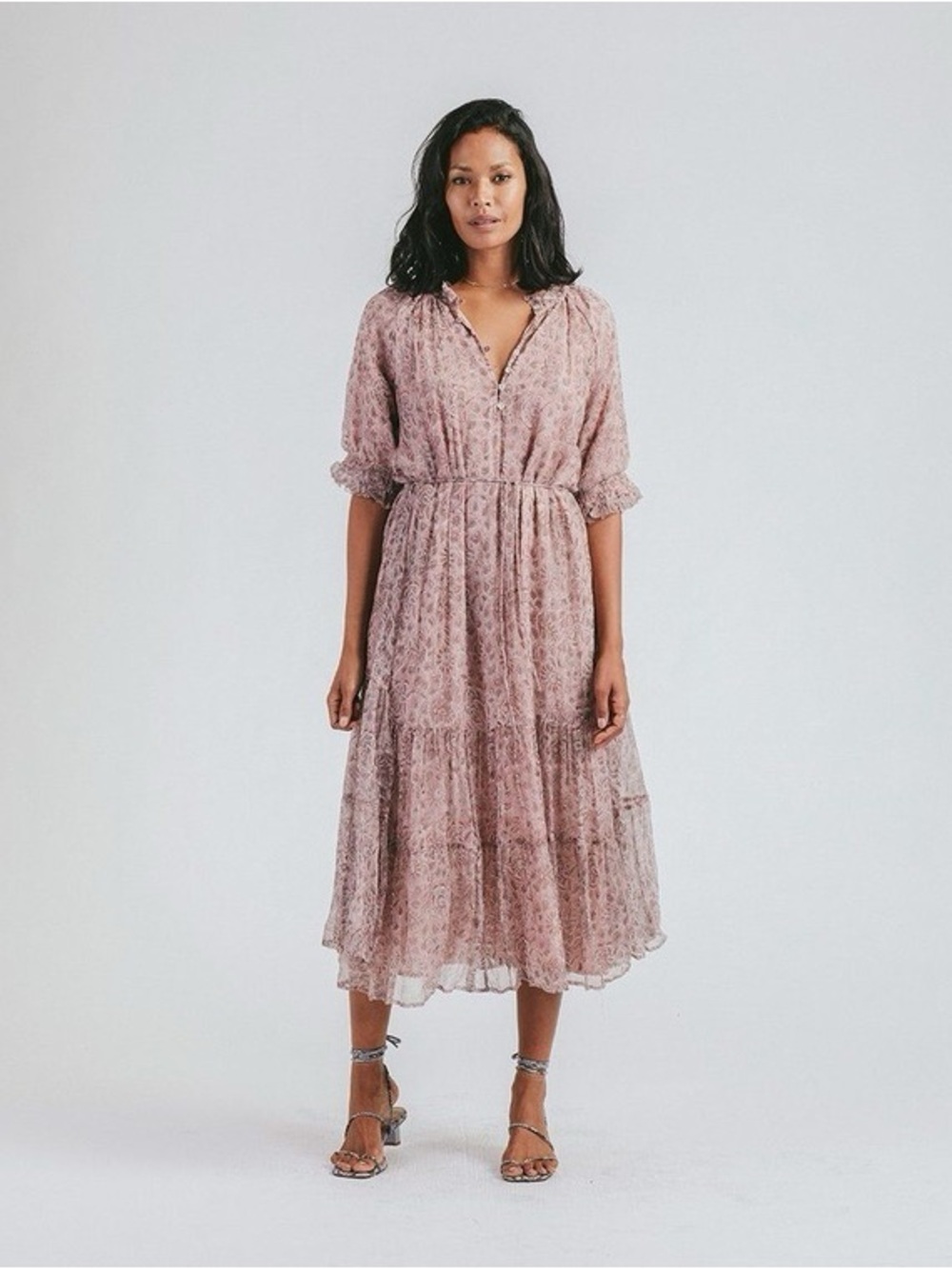 Cleobella Piper Floral Midi Dress
Size: Small